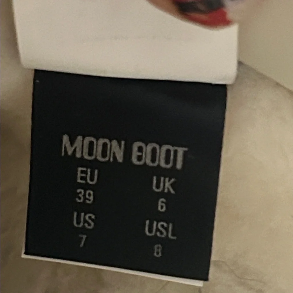 Moon Boot Exclusive Italian Platform Park Soft Sheepa Ankle Slip on Bootie sz 7